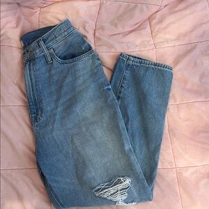 Madewell Blue Distressed Women Jeans